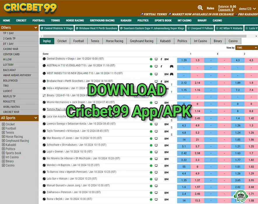 cricbet99 app download